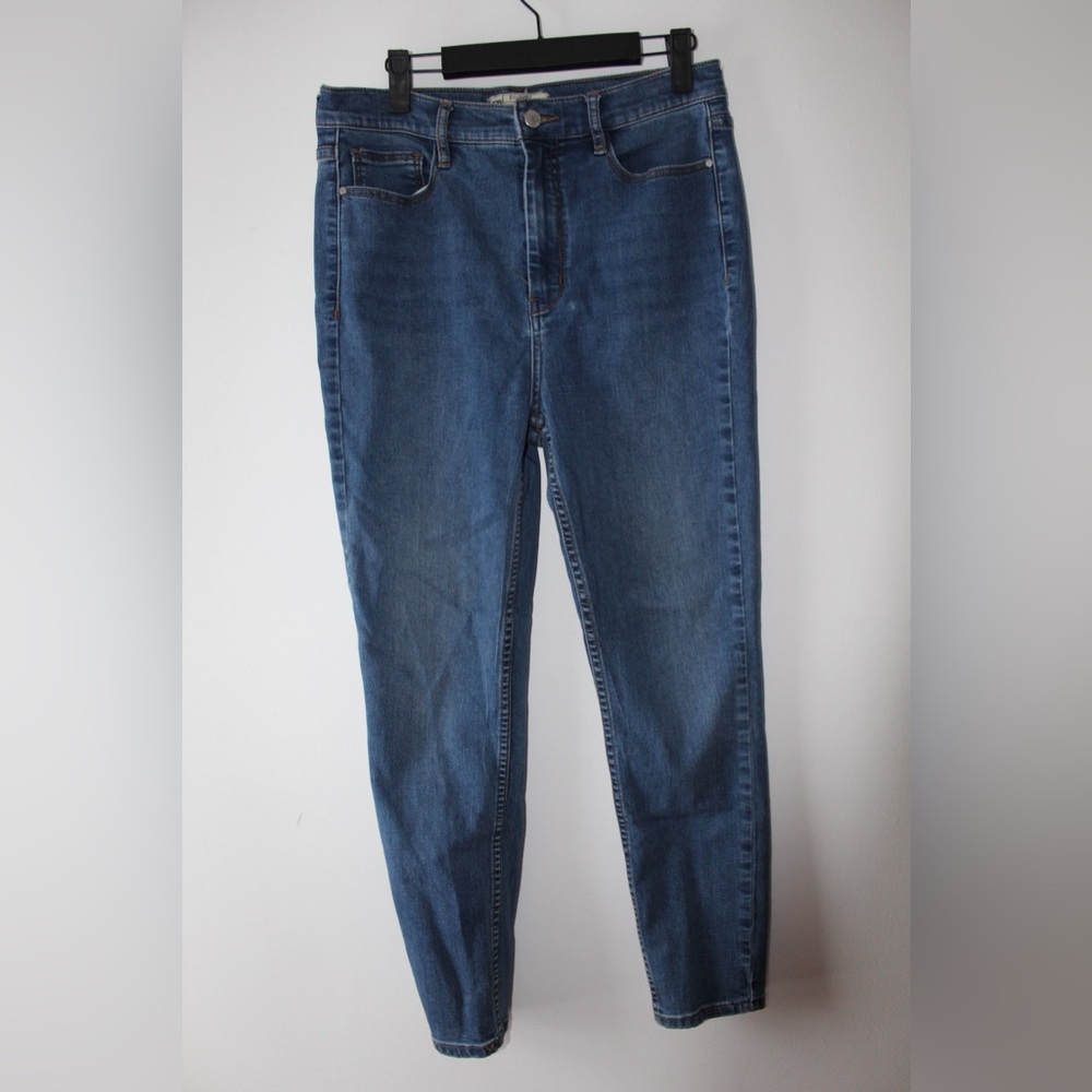 Free People High Rise Blue Jeans
